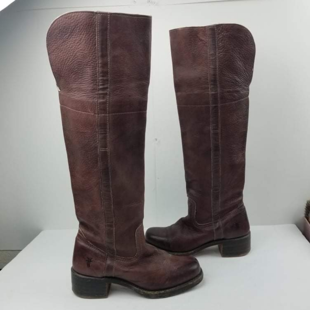 Vintage Frye Campus Over-the-Knee Dark Brown 8.5